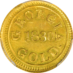1830 $2.5 Templeton Reid gold coin