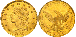 1839-O Quarter Eagle
