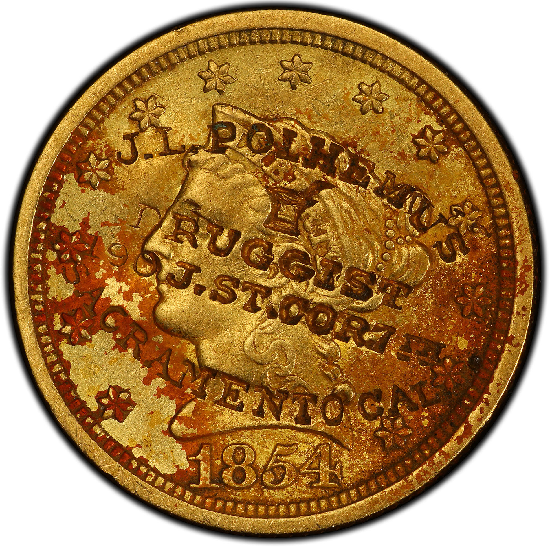 1854 New Orleans Gold Coin