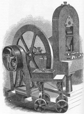 Steam coining press